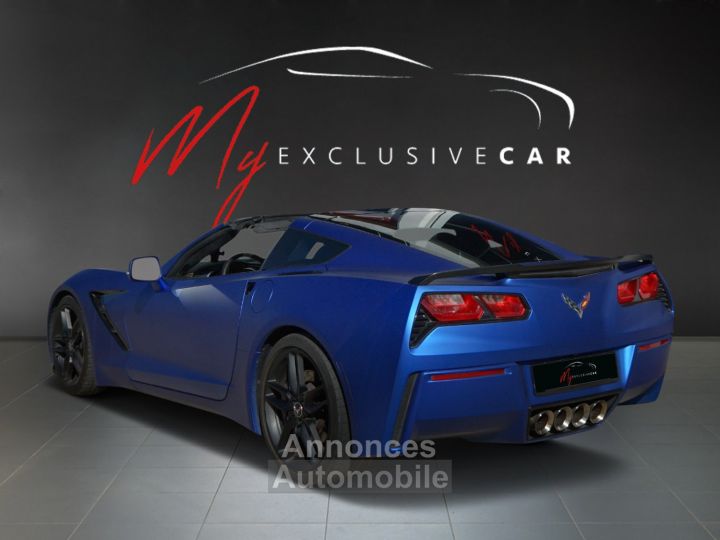 Chevrolet Corvette C7 CHEVROLET CORVETTE C7 TARGA 6.2 V8 STRINGRAY 2LT MT7 - Garantie 12 Mois - Révision faite le 05/2024 - Très Bon état - Equipé Flexufuel E85 - Toit Tar - 15