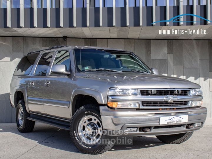 Chevrolet Suburban GMT800 8.1 i V8 2500 4X4 - LICHTE VRACHT - 5 ZITPLAATSEN - LPG - TREKHAAK - 1