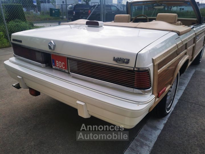 Chrysler Le Baron CABRIOLET - WOODY - TURBO - 65