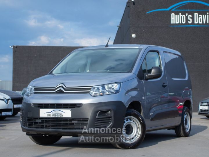 Citroen Berlingo 1.5 BlueHDi - 3 PLAATSEN - LICHTE VRACHT - 1STE EIGENAAR - APPLE CARPLAY - SENSOREN - TREKHAAK - EURO 6d - 1