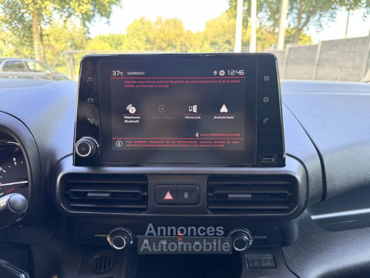 Citroen Berlingo 1.5 BlueHDi 3PLACES-CLIM-CAMERA-PDC-APPLE CARPLAY - 19