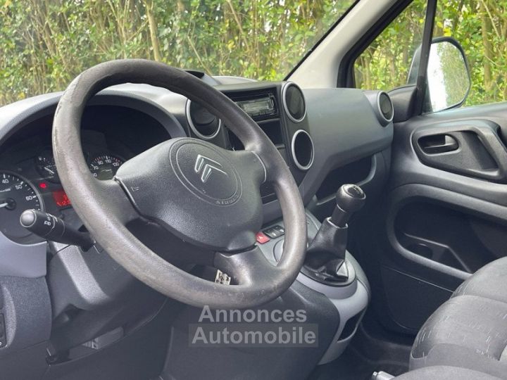 Citroen Berlingo PLANCB 1.6 HDI 75 * 121.000KM * 3 PLACES * GARANTIE - 15