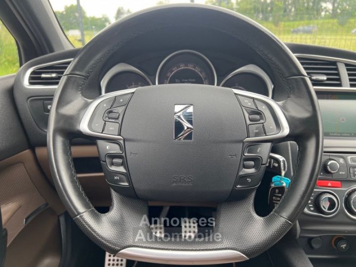 Citroen DS4 1.6 ESS 200CH SPORT CHIC 73.000KM CUIR/ GPS/ JANTES ALU - 19