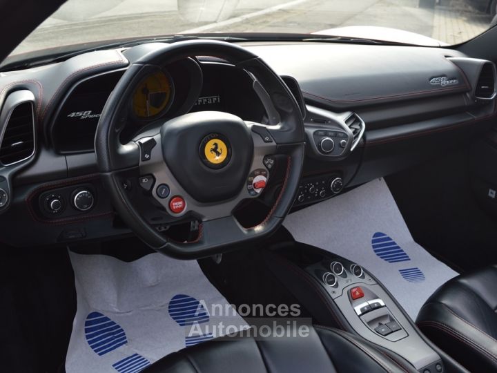 Ferrari 458 Italia Spider 4.5 V8 570ch 65.000 km !! Superbe état ! - 7