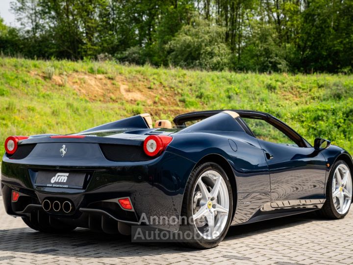 Ferrari 458 Italia Spider Bleu Pozzi - Garantie Power 1 An - 11