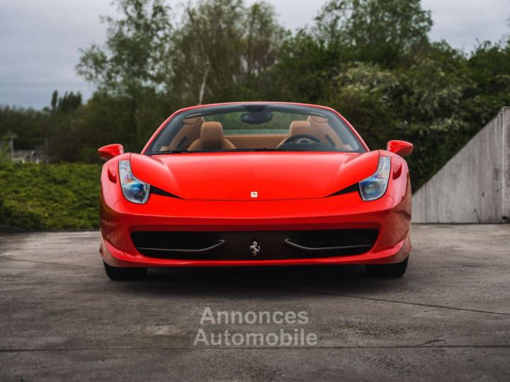 Ferrari 458 Spider Rosso Corsa Cuoio 13.630 KM! - 4