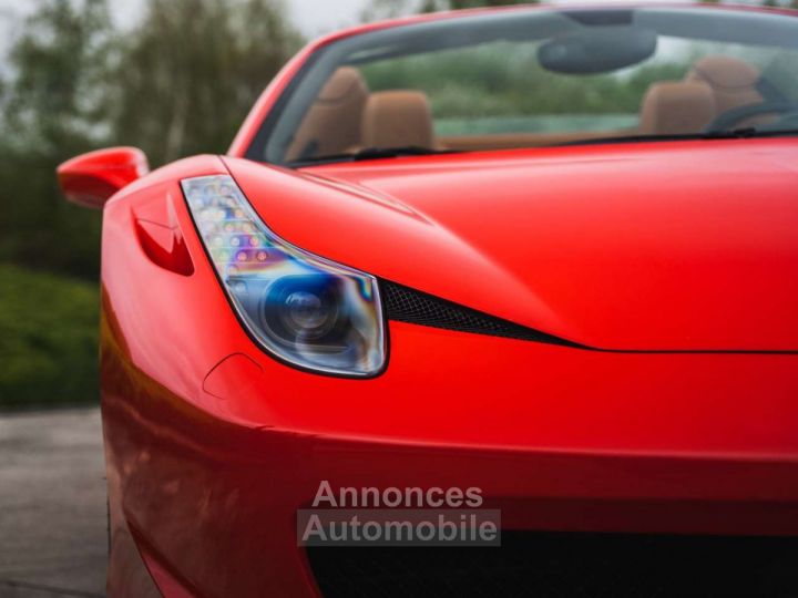 Ferrari 458 Spider Rosso Corsa Cuoio 13.630 KM! - 5