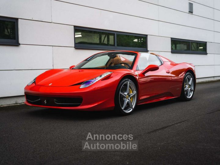 Ferrari 458 Spider Rosso Corsa Cuoio 13.630 KM! - 29