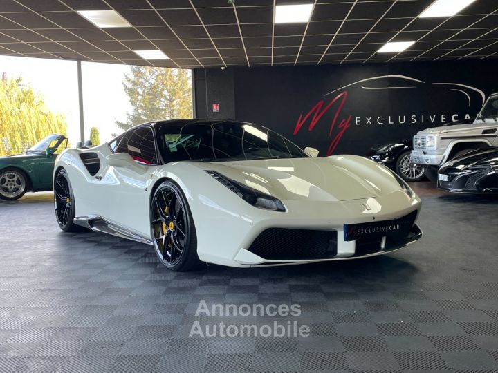 Ferrari 488 GTB - Origine France POZZI - Sièges Racing - Pack Carbone Extérieur Et Intérieur - Jupes Latérales En Carbone - Becquet AR Carbone - Gar. 12 Mois - 2