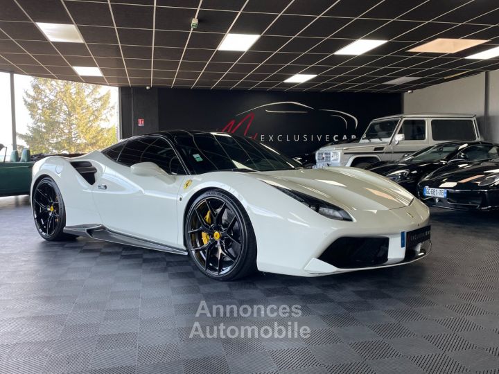 Ferrari 488 GTB - Origine France POZZI - Sièges Racing - Pack Carbone Extérieur Et Intérieur - Jupes Latérales En Carbone - Becquet AR Carbone - Gar. 12 Mois - 3