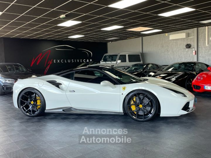 Ferrari 488 GTB - Origine France POZZI - Sièges Racing - Pack Carbone Extérieur Et Intérieur - Jupes Latérales En Carbone - Becquet AR Carbone - Gar. 12 Mois - 5