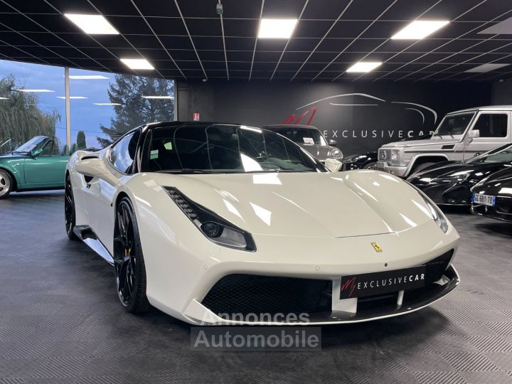 Ferrari 488 GTB - Origine France POZZI - Sièges Racing - Pack Carbone Extérieur Et Intérieur - Jupes Latérales En Carbone - Becquet AR Carbone - Gar. 12 Mois - 12