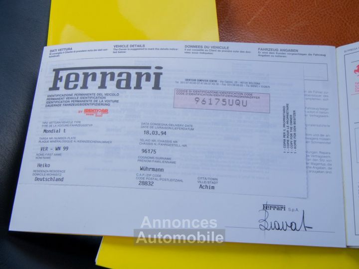 Ferrari Mondial T Coupé 3.4 V8 Semi-Automatisch - 24.322 KM - UNIEK - NIEUWSTAAT - HISTORIEK - 41