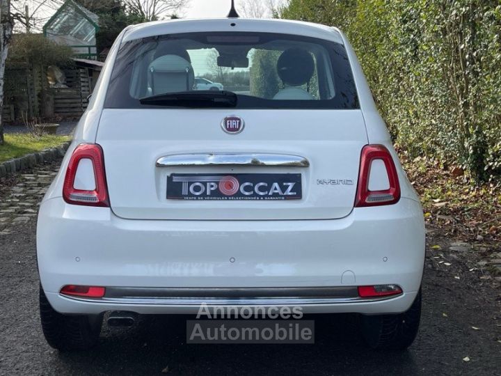 Fiat 500 1.0 70CH BSG S&S LOUNGE + HYBRIDE * 2021 * 1ERE MAIN - 7