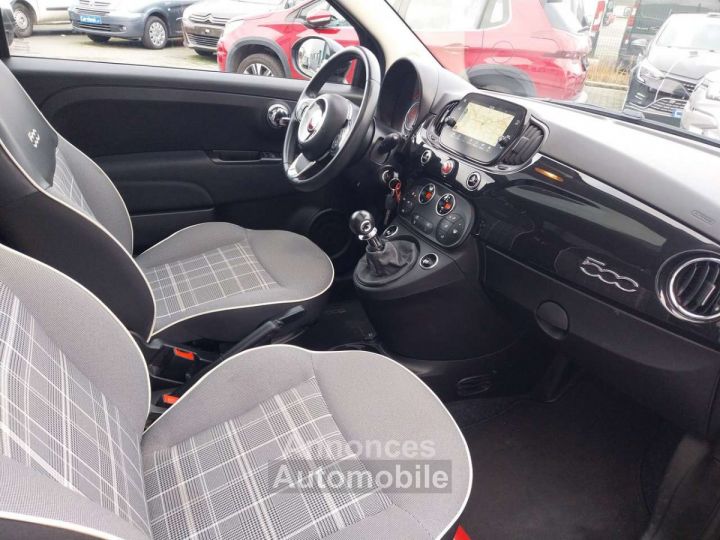 Fiat 500 1.2i Lounge-CLIM-GPS-BLUETOOTH-GARANTIE.12.MOIS-- - 9