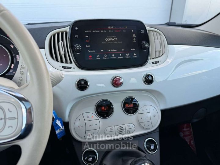 Fiat 500 1.2i Lounge CLIM, GPS, TOIT PANO GARANTIE 12M - 13