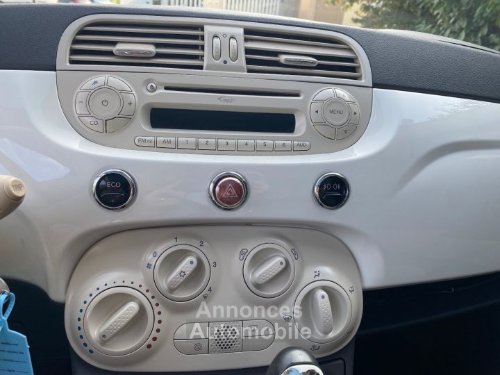 Fiat 500 Fiat 500 TwinAir 0.9 Turbo Sport – Boîte Automatique – GROSSE REVISION MAI 2024 - Embrayage NEUF - Toit vitré - Garantie Possible Jusqu'à 24 Mois - 19