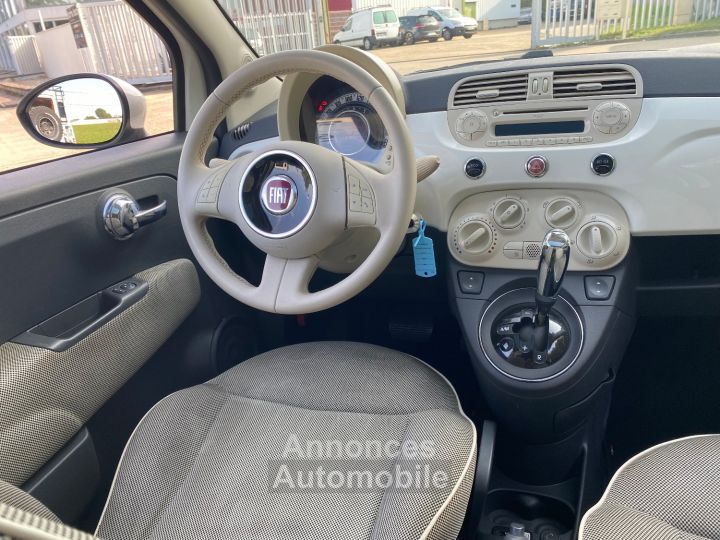 Fiat 500 Fiat 500 TwinAir 0.9 Turbo Sport – Boîte Automatique – GROSSE REVISION MAI 2024 - Embrayage NEUF - Toit vitré - Garantie Possible Jusqu'à 24 Mois - 13