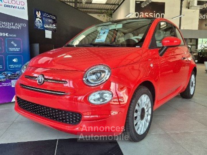 Fiat 500 Série 8 EURO 6D-TEMP 1.0 70 ch Hybride BSG S/S Lounge 3P - 1