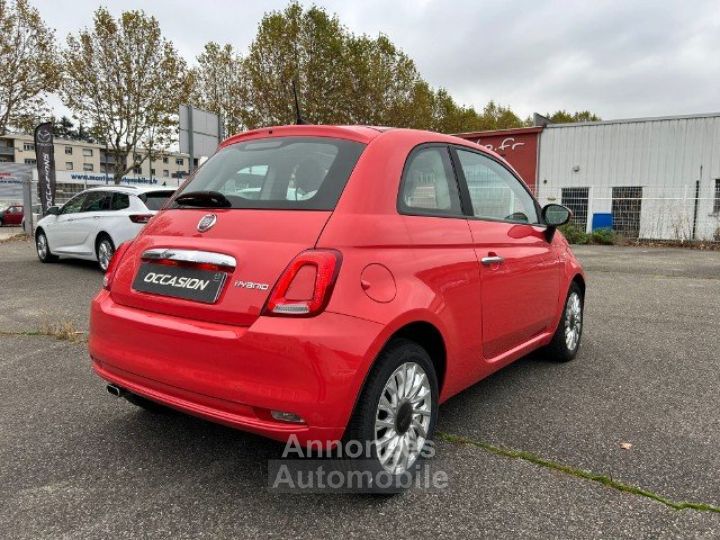 Fiat 500 Série 8 EURO 6D-TEMP 1.0 70 ch Hybride BSG S/S Lounge 3P - 4