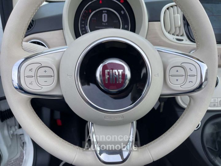 Fiat 500C 1.0i MHEV Dolcevita (Top) -- ETAT NEUVE GARANTI - 11