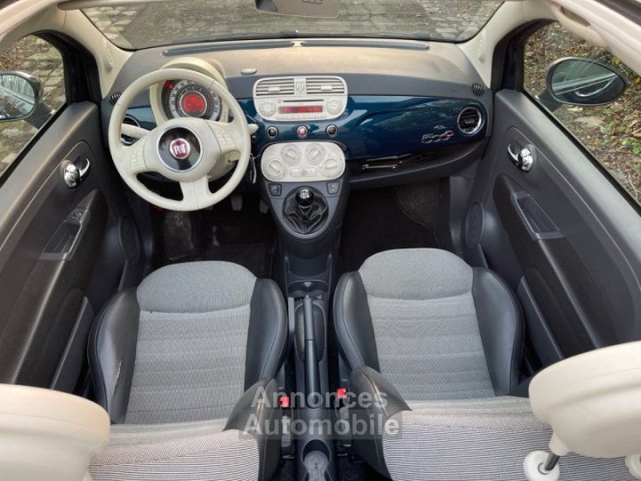 Fiat 500C 1.2 ESS 69CH LOUNGE * 08/2013 * 106.000KM * CABRIOLET - 9