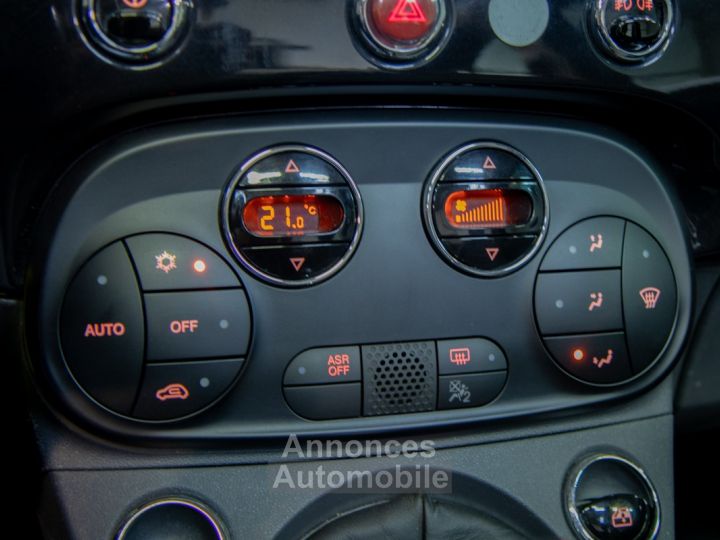 Fiat 500C 1.2i Cabrio - ONDERHOUDSHISTORIEK - PARKEERSENSOREN - BOORDCOMPUTER - GPS - LED - 17