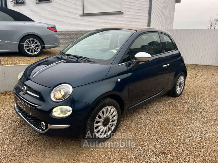 Fiat 500C 1.2i CABRIO,LEDER,NAVI,ALU,AIRCO,HISTORIEK - 1