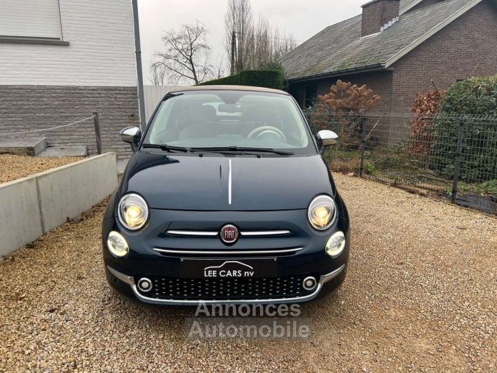 Fiat 500C 1.2i CABRIO,LEDER,NAVI,ALU,AIRCO,HISTORIEK - 2