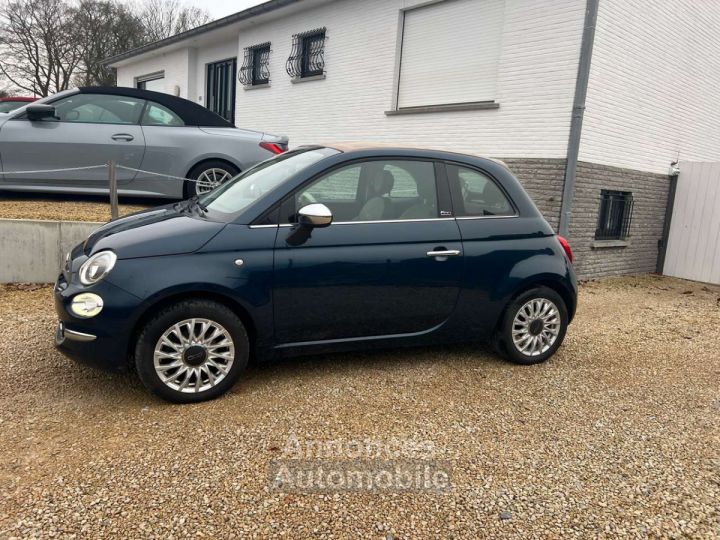 Fiat 500C 1.2i CABRIO,LEDER,NAVI,ALU,AIRCO,HISTORIEK - 4