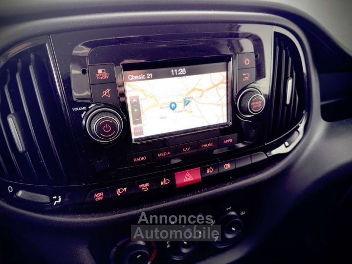 Fiat Doblo 1.4i UTILITAIRE L1H1 3PL. GPS AC PDC ATTELAGE TVA - 12