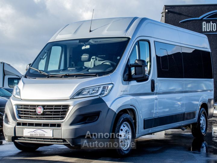 Fiat Ducato Maxi 9 Plaatsen 2.3 EcoJet Minibus - 1STE EIGENAAR - DVD - AIRCO - CAMERA - TREKHAAK - SFEERVERLICHTING - 230V - EURO 6 - 3