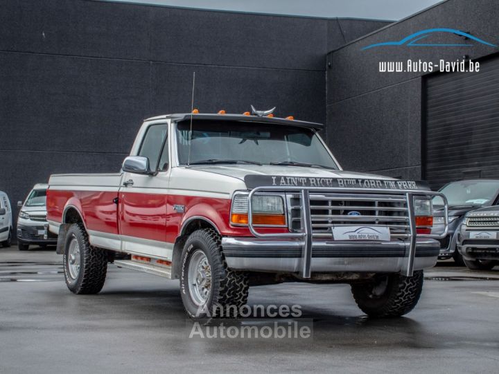 Ford F250 Custom 7.3 IDI V8 Diesel Single cab Pick-up Oldtimer - RWD - 3 PLAATSEN - BULLBAR - 16,5” - 1