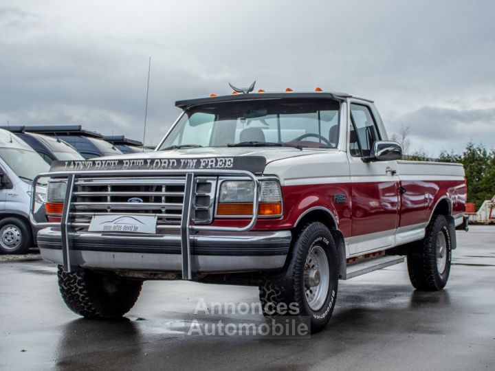 Ford F250 Custom 7.3 IDI V8 Diesel Single cab Pick-up Oldtimer - RWD - 3 PLAATSEN - BULLBAR - 16,5” - 4