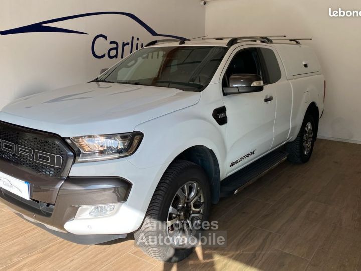 Ford Ranger 3.2 TDCI 200 ch 4X4 Double cabine Wildtrak BVA Première main Française - 1