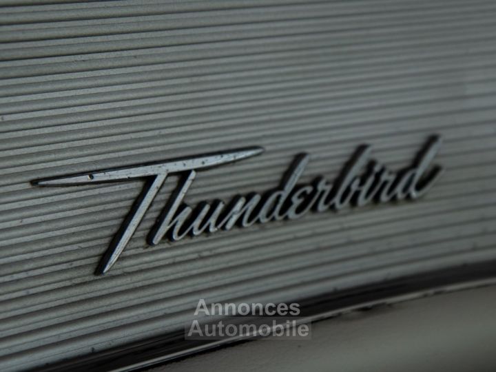 Ford Thunderbird (T-Bird) roadster V8 - CABRIO - LEDER - OLDTIMER - 17