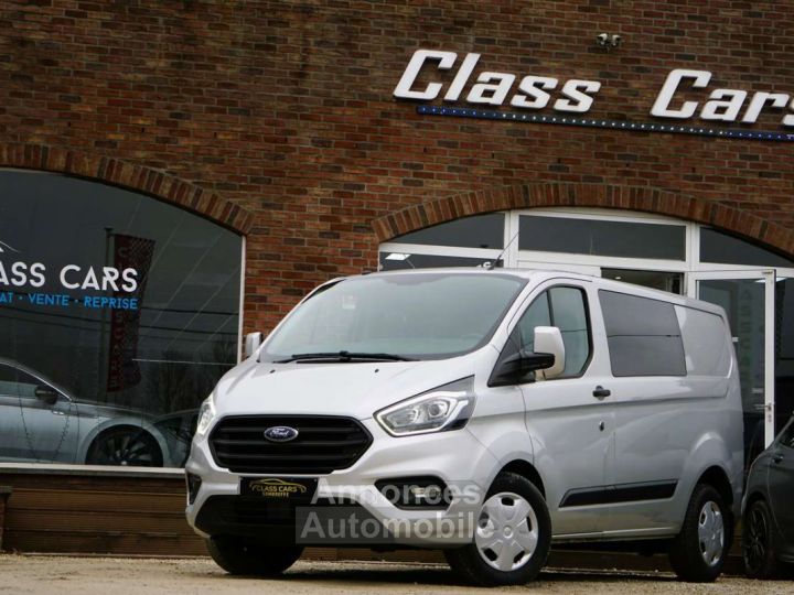 Ford Transit Custom 2.0 TDCI TVA-BTW Bte AUTO 5 PL PDC DOUBLE CABINE - 21