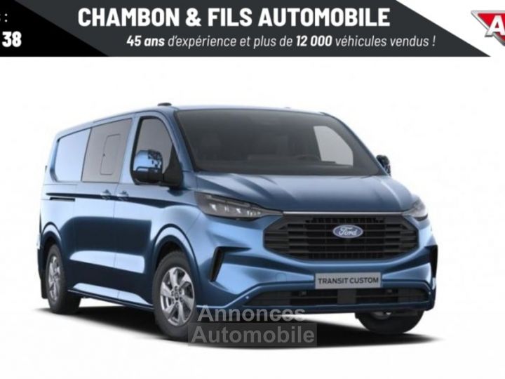 Ford Transit Custom CABINE APPROFONDIE 320 L2H1 2.0 ECOBLUE 170 CH BVA8 LIMITED prix HT - 1