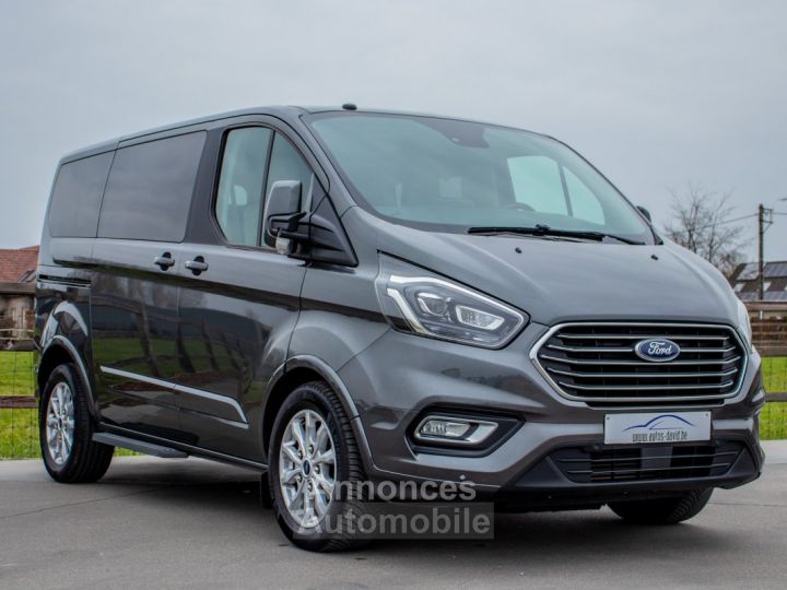 Ford Transit Tourneo Custom 2.0 TDCi 170PK Dubbel cabine 5pl. Automaat EcoBlue Titanium - LICHTE VRACHT - HISTORIEK - DUBBELE SCHUIFDEUR - APPLE CARPLAY - CAMERA - - 8