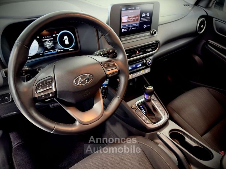 Hyundai Kona 1.0 T-GDi BOITE AUTO 24.000KM GPS CAMERA ATTELAGE - 12