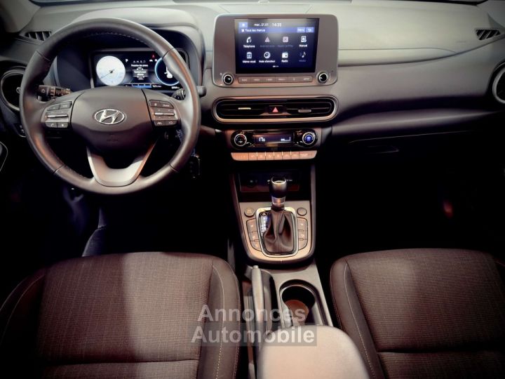 Hyundai Kona 1.0 T-GDi BOITE AUTO 24.000KM GPS CAMERA ATTELAGE - 14