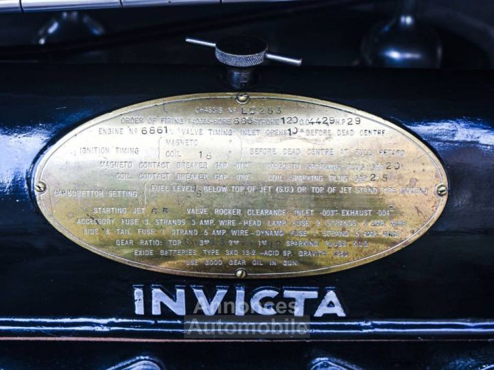 Invicta 4.5 Litre A-Type High Chassis - 31