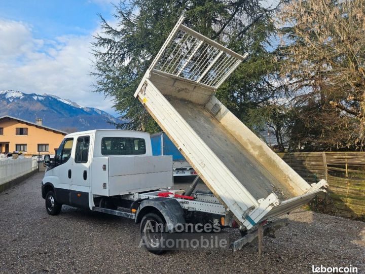 Iveco Daily benne 35-c14 2.3d 136 3.5t double cab + coffre rj prop 12-2019 garantie 6 mois - 2