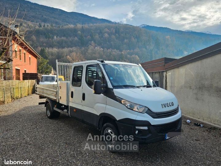 Iveco Daily benne 35-c14 2.3d 136 3.5t double cab + coffre rj prop 12-2019 garantie 6 mois - 3