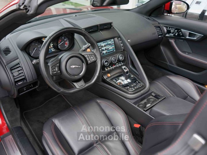 Jaguar F-Type Cabriolet V8 S 495 Ch - 920 €/mois - Caméra, Meridian Surround 770 W, Sièges Ch., Accès Sans Clé ... - Etat EXCEPTIONNEL - Rév. 08/2024 - Gar. 12 Mois - 28