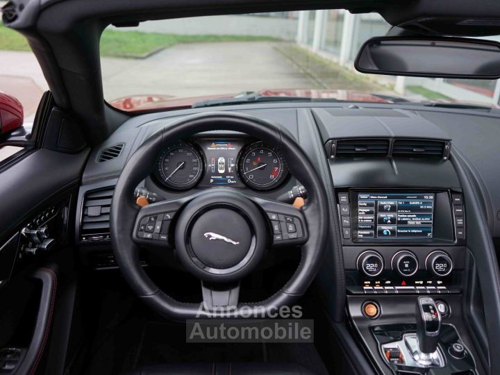 Jaguar F-Type Cabriolet V8 S 495 Ch - 920 €/mois - Caméra, Meridian Surround 770 W, Sièges Ch., Accès Sans Clé ... - Etat EXCEPTIONNEL - Rév. 08/2024 - Gar. 12 Mois - 32