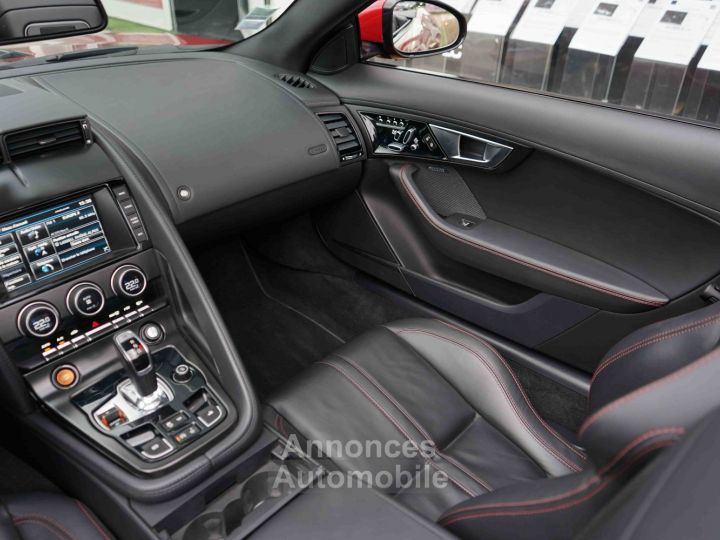 Jaguar F-Type Cabriolet V8 S 495 Ch - 920 €/mois - Caméra, Meridian Surround 770 W, Sièges Ch., Accès Sans Clé ... - Etat EXCEPTIONNEL - Rév. 08/2024 - Gar. 12 Mois - 35