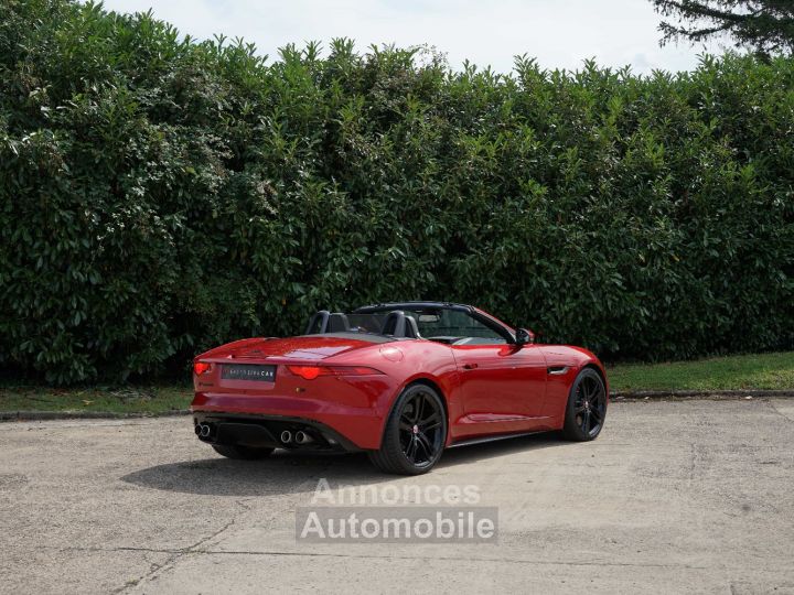 Jaguar F-Type Cabriolet V8 S 495 Ch - 920 €/mois - Caméra, Meridian Surround 770 W, Sièges Ch., Accès Sans Clé ... - Etat EXCEPTIONNEL - Rév. 08/2024 - Gar. 12 Mois - 9