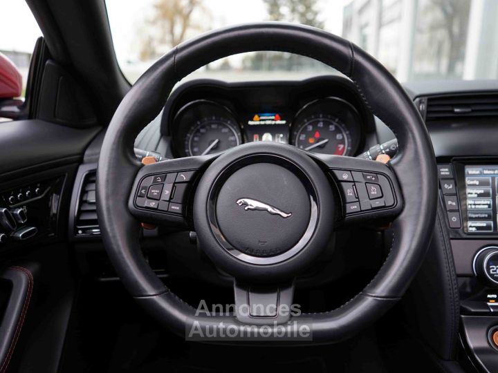 Jaguar F-Type Cabriolet V8 S 495 Ch - 920 €/mois - Caméra, Meridian Surround 770 W, Sièges Ch., Accès Sans Clé ... - Etat EXCEPTIONNEL - Rév. 11/2024 - Gar. 12 Mois - 33