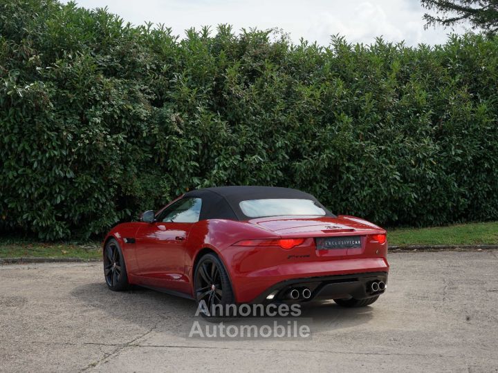 Jaguar F-Type Cabriolet V8 S 495 Ch - 920 €/mois - Caméra, Meridian Surround 770 W, Sièges Ch., Accès Sans Clé ... - Etat EXCEPTIONNEL - Rév. 11/2024 - Gar. 12 Mois - 6